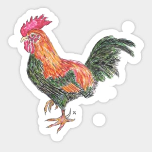 Ink Rooster Sticker